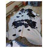 Black and White Cowhide Rug