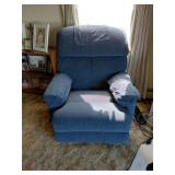 Blue Lazy Boy Recliner Chair