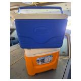 Two Coleman Coolers