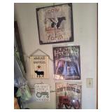 Farm-Themed Signs