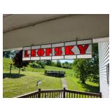 Stained Glass Hanging Sign