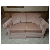 Two-Seat Upholstered Loveseat