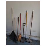 Seven Garden and Cleaning Tools