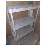 Plastic Storage Shelving Unit