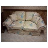 Floral Upholstered Loveseat