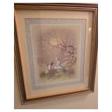 Framed Artwork Signed Andreas Orpinas