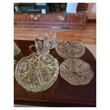 Crystal Glassware Lot with Patterns