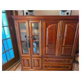Wooden Entertainment Armoire