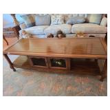Wood Coffee Table With Storage