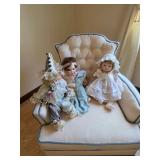 Three Porcelain Dolls