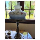 23in Hand-Painted Floral Table Lamp
