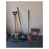 Tools and Wooden Stool