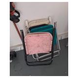 Four Folding Chairs