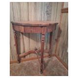 Wood Side Table, Approx. 29in Tall