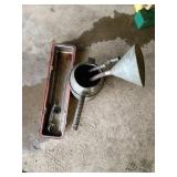 Metal Oil Can with Funnel Set