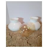 Milk Glass Hobnail Shades