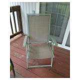 Metal and Plastic Folding Chair