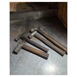 Four Vintage Hammers
