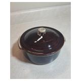 Brown Ceramic Lidded Casserole Dish