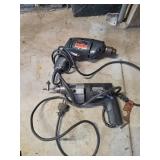 Two Electric Hand Drills