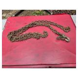 15ft Heavy-Duty Steel Chain with Hooks