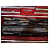 Files and Chisels- in red crate