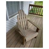 Outdoor Wooden Adirondack Chair