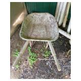 Rustic Metal Wheelbarrow