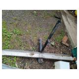 Metal Hitch-Mounted Step and Stand