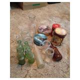 Glass Bottles and Tins