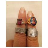 Rings, Various Materials