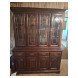 Two-Piece Wooden China Cabinet