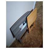 Two Folding Tray Tables