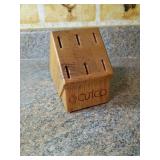 Cutco Wooden Knife Block