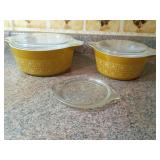 Pyrex Yellow Casserole Dishes