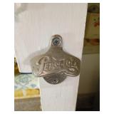 Pepsi-Cola Wall-Mounted Bottle Opener
