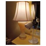 Floral Table Lamp With Shade