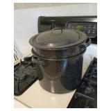 Enamelware Stock Pot With Lid
