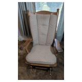 Wooden Rocker with Cushions