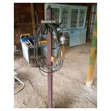 Wooden Stand With Metal Hooks