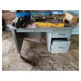 Metal Desk with Two Drawers