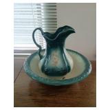 Ronestone Ceramic Pitcher and Bowl