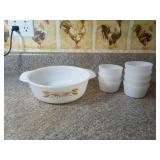 Wheat Pattern Bowl Set