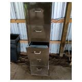 Metal 5-Drawer Filing Cabinet
