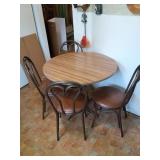 Round Dining Table with 4 Chairs