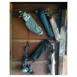 Vintage Golf Bags and Clubs