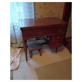 Wood Sewing Machine Table