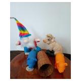 Decor Figurines and Pig Items Lot