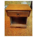 Wooden Nightstand With Drawer