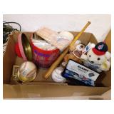 Box Lot of Baseball Memorabilia